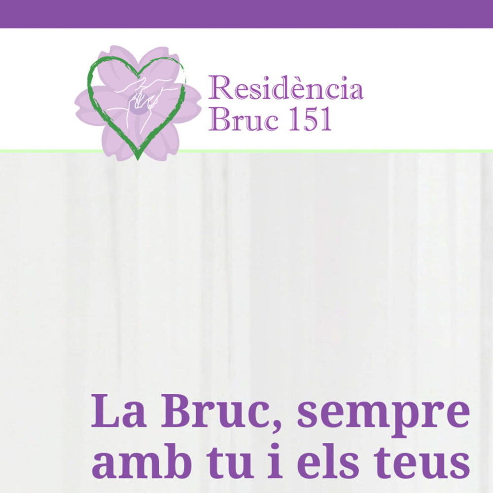 Página web – Residència Bruc 151